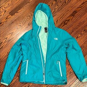 The North Face Womens Teal Raincoat